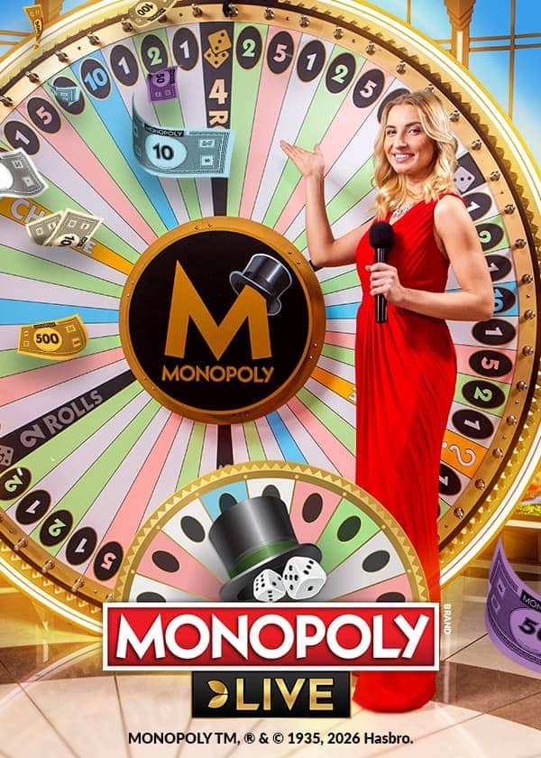 Monopoly Live, Evolution live game show: Classic Monopoly meets live casino with Mr. Monopoly bonus